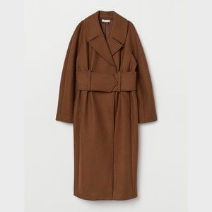 H&M Oversized Long Wool Blend Coat 💎NWT💎